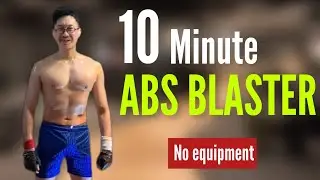 10 Minute Abs Blaster. Beginner&rsquo;s abs workout/ no equipment - James Tang Fitness