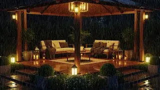 &ldquo;Rainy Night in a Cozy Gazebo  Ultimate ASMR Esca
