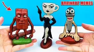 Лепим Новые Бреинрот мемы: Эспрессона Сеньйора, Сагур и Те Те Те Сахур Brainrot ✅ Лепка ОК