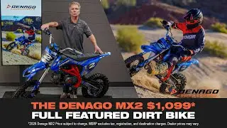 The 2026 Denago MX2 Dirt Bike $1,099*
