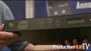 Звуковой модуль Dante Intercom Audio Engine Studio Technologies Model 5422 на выставке NAB 2017