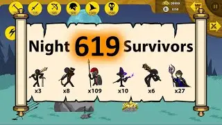 STICK WAR LEGACY | ZOMBIE NIGHT - ENDLESS DEADS NIGHT 619 | JasonX Gaming 2812