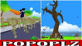 Dude theft wars: Popoplz new cheat code | spooky skeleton | Games and funny videos