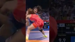 🌎Vinesh phogat wins vs Yui Susuki 🇮🇳 by 2*-2  #vineshphogat #wrestling