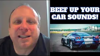How To Beef Up Car Sounds | with Sound Designer Mark Knight