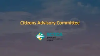 SCTCA Citizens Advisory Committee - 10.27.25