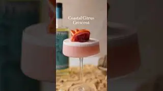 Coastal Citrus Crescent - cocktail competition. How did we do? #cocktails #cocktailcompetition