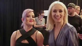 Celebrity Travel: New York Fashion Week - Francesca Liberatore shows interviewing Kelly Osbourne