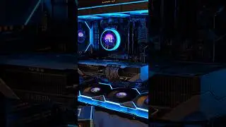 Lian Li case with RGB and screens.