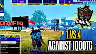 DAAFIQ 1VS4 AGAINST TOTAL GAMING 🤯 🔥 || ZEE MEDIA ARENA OF CHAMPIONS 🏆😲