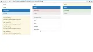 023 Bootstrap List Group Collapsible