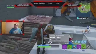TnB Squads Up All Night Grinding to 100 Fortnite Live Stream (XBox One)