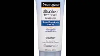 Neutrogena Ultra Sheer Dry Touch Sunscreen Broad Spectrum SPF 45, 3 oz