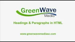 Heading and Paragraph Tags in HTML