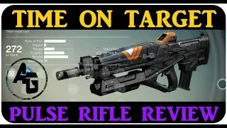 Destiny TIME ON TARGET Legendary Pulse Rifle WEAPON REVIEW in CRUCIBLE PVP