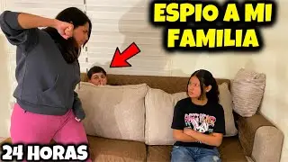 24 HORAS ENCONDIDO EN LA CASA DE MI FAMILIA Y SUCEDIO ESTO!! 😱 *Los espio*