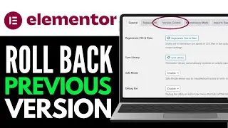 How to Roll Back Elementor to Previous Version 2025 (QUICK & EASY)