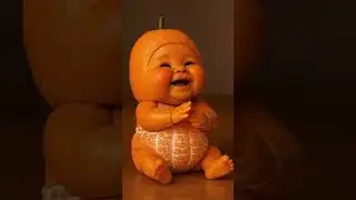 🍊Cute Baby Orange | মিষ্টি কমলা লেবু #aiorange #viralreels #shorts #babyorange #aivideo #aireels