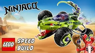 SNAKES!!!!! | Lego Ninjago Fangpyre Truck Ambush Speed Build | Set 7445