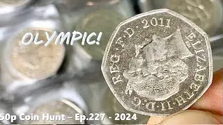 A NICE OLYMPIC COIN FOUND... STILL HOPE!! || 50p COIN HUNT - Book 1 Ep.227 - 2025