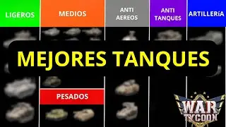 Los MEJORES TANQUES de War Tycoon 🔥 (Guía Completa por Categorías)