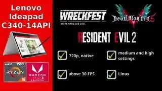 Awesome Linux Games at 720p on Low End Laptop (Ryzen 5 3500U + Vega 8)