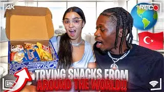 TRYING SNACKS FROM AROUND THE WORLD 🌎 | UNIVERSAL YUMS TURKEY SNACKS!