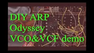 自作アナログシンセ DIY Arp Odyssey VCO & VCF demo