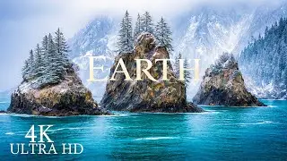 Earth 4K | A new land with stunning scenery and relaxing music.