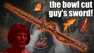 Elden Ring pvp: Queelign's Greatsword invasions (flame art infused)