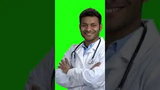 Doctor on Chroma Key - Chroma Key - No Copyright | #Shorts