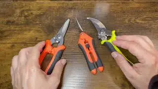 EWPJDK 3 Pack Garden Pruning Shears, Tiny but effective tools  Very sharp, fits in the hand