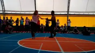 Salsa Master Class with Orliandys Minoso. KOBLEVO SALSA WEEKEND May 2017. Social Dance CLub Nikolaev