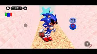 Becoming Sonic.exe in play as baldi