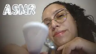 ASMR TOQUES NA TELA || toques com objetos diferentes #toques