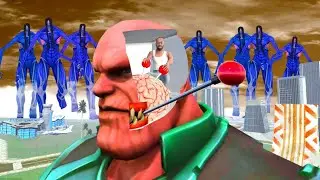 Franklin Enter Thenos Head & Fight Ice Female Titan's In Indian Bike Driving 3D!
