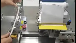 Plugs wire sticker labeling machine flag type labels applicator