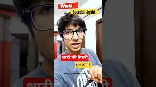 Saurabh Joshi's Wedding Surprise! #shorts