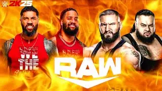 The Usos vs The Vision Wwe Raw 03 Nov 2025 - ( PS5 GAME PLAY  simulation)