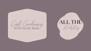 💵 Cash Condensing $1,775 | Slimming Down Envelopes + New Placeholder Designs! ✨