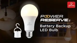 Power Reserver Battery Backup LED Bulb | Globe Electric