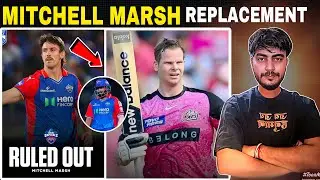 Mitchell Marsh Replacement Against Steve Smith & Prithvi Shaw Before IPL 2025 | LSG Replacement 2025