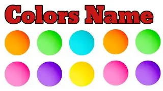 Learn Colors Name in English and Hindi | रंगों के नाम | Educational Video for Kids #ColorsName