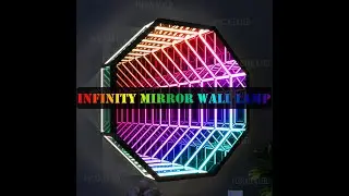 Tuya Wifi smart abyss infinity mirror wall lamp