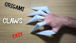 Origami Claws | How To Make Paper Claws ! ( No Tape No Glue ! )