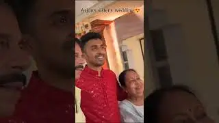 Arjun's sister's wedding 😍 Sindhu Krishna! Ishaani Krishna! #shortvideo #shorts