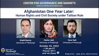 Afghanistan One Year Later: Human Rights and Civil Society under Taliban Rule