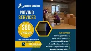 60 Per Hour Moving Services Facebook AD