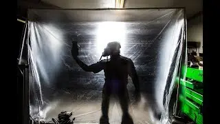 Quick and Easy DIY Temporary Paint Booth