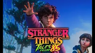 STRANGER THINGS: RELATOS DEL 85 trailer - stranger things: tales from 85 trailer - mi reaccion